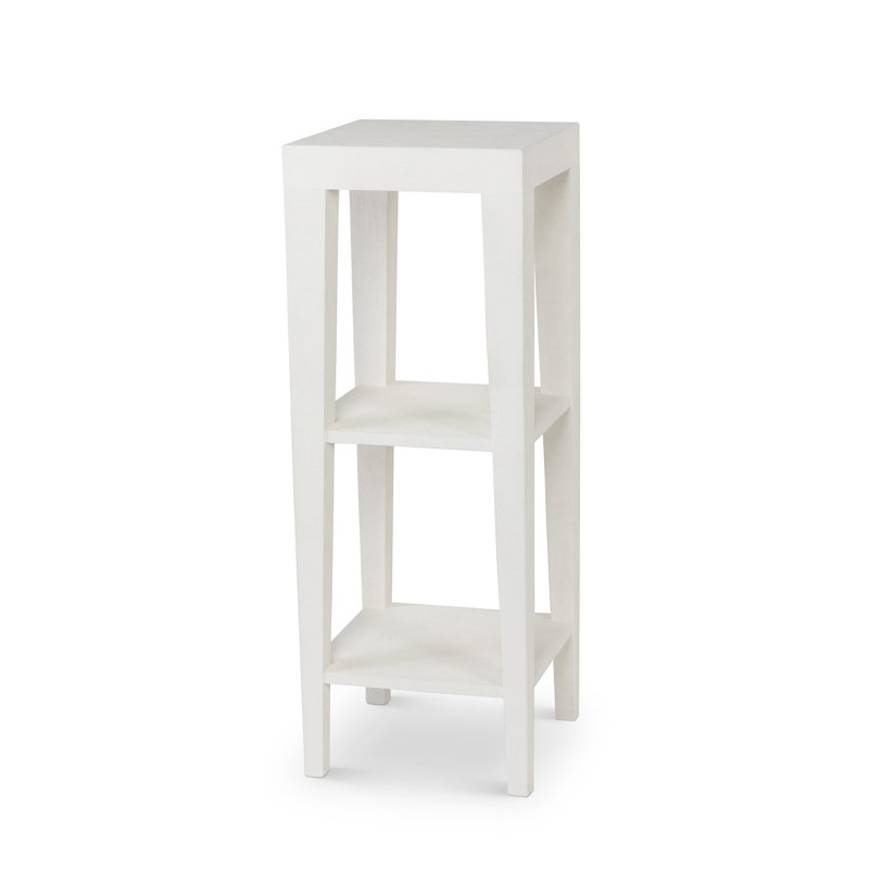 Giraffe Leg Pedestal, Silk Linen