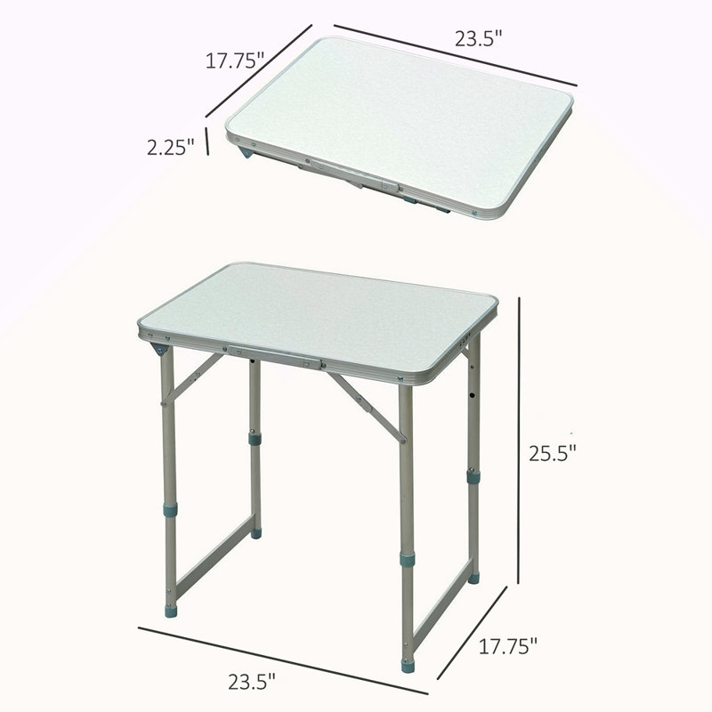 Table de camping portable