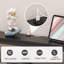 Cadre de lit avec tablette de rangement pour tête de lit, lit plateforme double et grand avec lumières DEL et ports USB-1332694332-1332694334