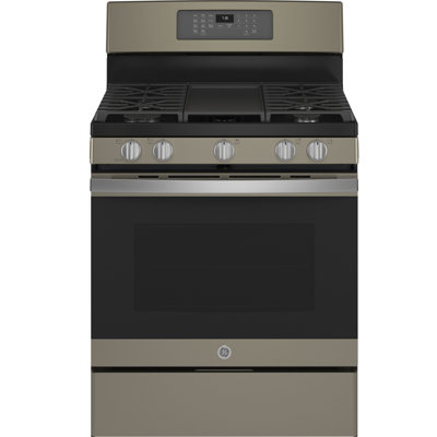 GE® 30" Free-Standing Gas Convection Range with No Preheat Air Fry