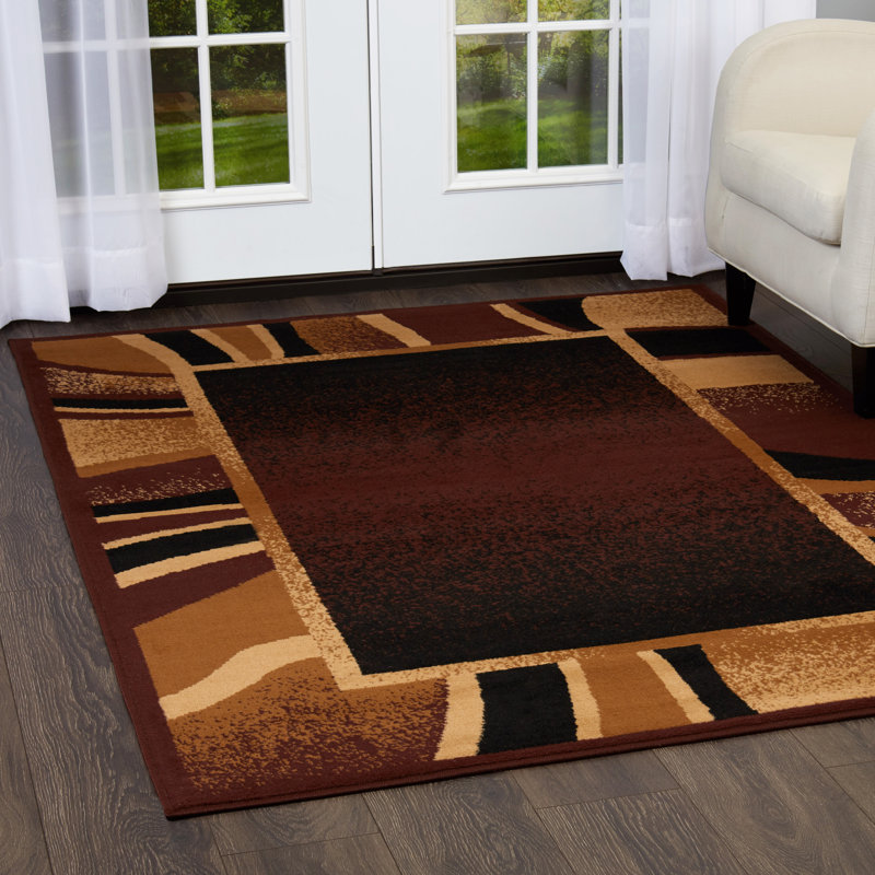 Tapis brun Vannesa, Rectangle 5 po x 8 po