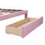 Lit plateforme avec rangement et velours-1125365943