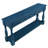 63" Console Table With Storage Drawers. Navy Blue, Solid Wood Frame, Stable Structure, Easy Assembly Bottom Shelf And Drawer. Strong Stable, To Install