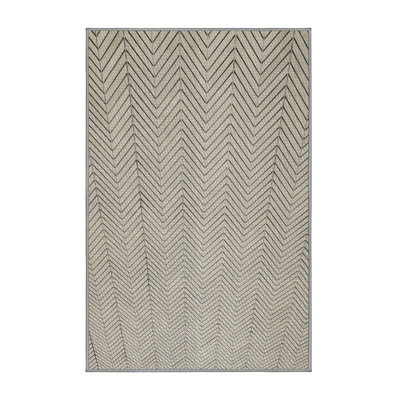 Tapis zone grise à motifs Hinds