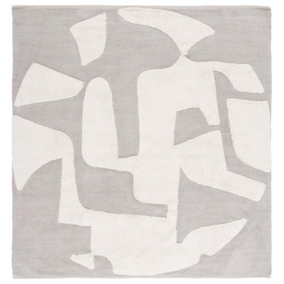 Tapis gris / ivoire Casablanca 790