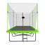 Grand trampoline rectangulaire de 10 pi x 17 pi avec panier de basketball, filet de sécurité et échelle - Système de saut d'extérieur robuste pour enfants