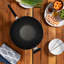 Wok en acier au carbone antiadhésif 14 po Honey Can Do