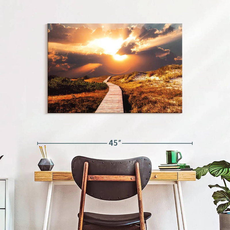 Alvord Beach Dunes Walkway, 26" H x 39" W