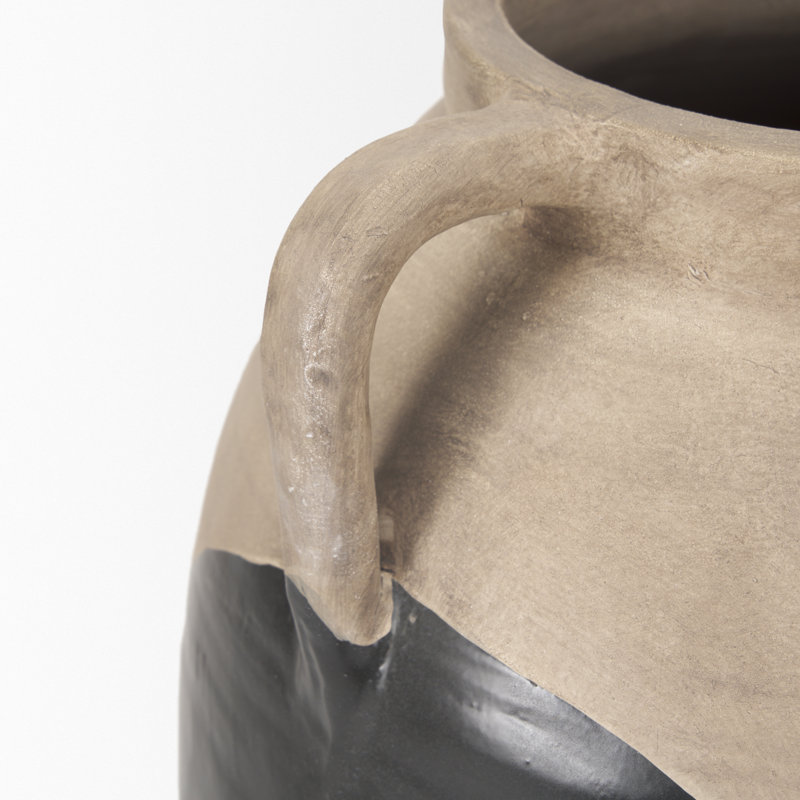 Vase de plancher haut brun Tint