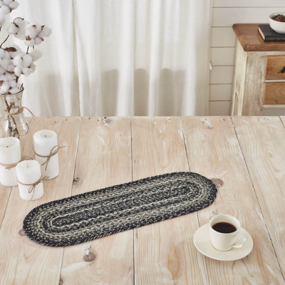  Round Geometric Jute Table Runner