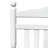 Balcony Porch Adult Rocking Chair In White Solid Wood, Comfortable And Spacious Seat With Armrest, Strong Back Rest, Easy Assembly, 280Lbs Load Capacity Armrest For Relaxation, Assembly Included,-317769662