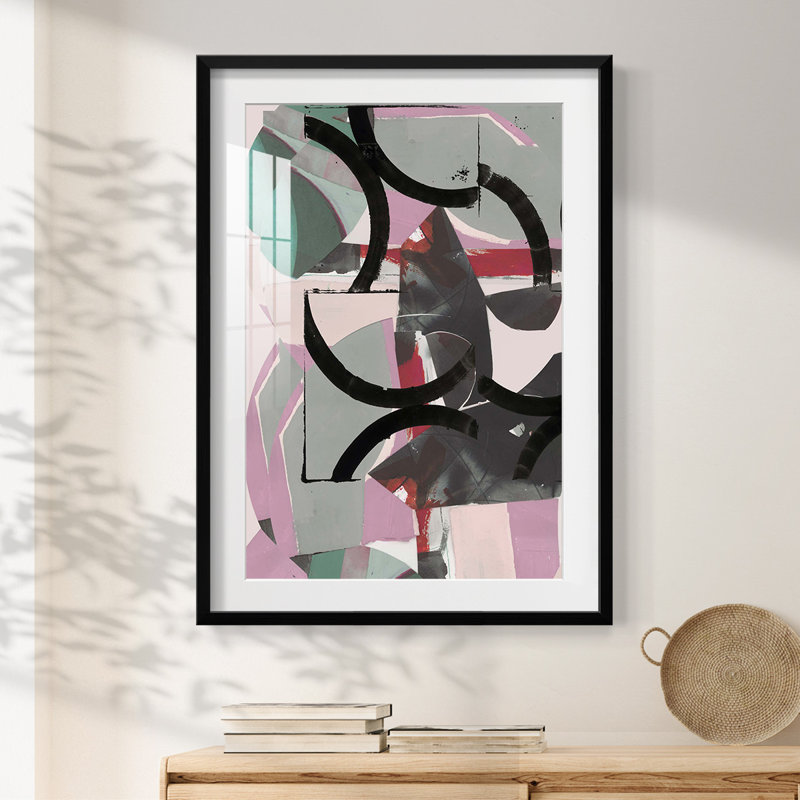 Cartissi Space I - Impression encadrée, H 28,5 po x l 20,5 po, Noir
