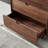 Black Walnut Drawer Storage Cabinet Solid Wood Accent Chest