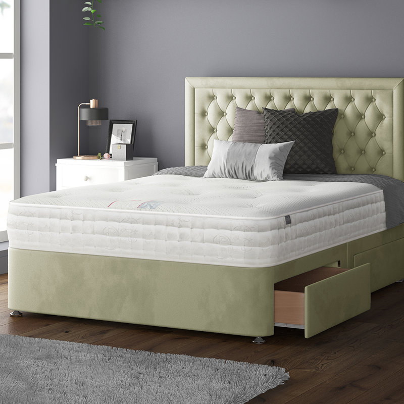 Scarborough Upholstered Headboard, Double (4'6), Mallard