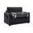 Twin Size Sofa Bed 47.2" Sleeper Sofa Loveseat Sofa with a Foldable Mattress, a Foldable Side Table, a Side Storage Pocket and Two USB Ports for Living Room, Grey-1536207316