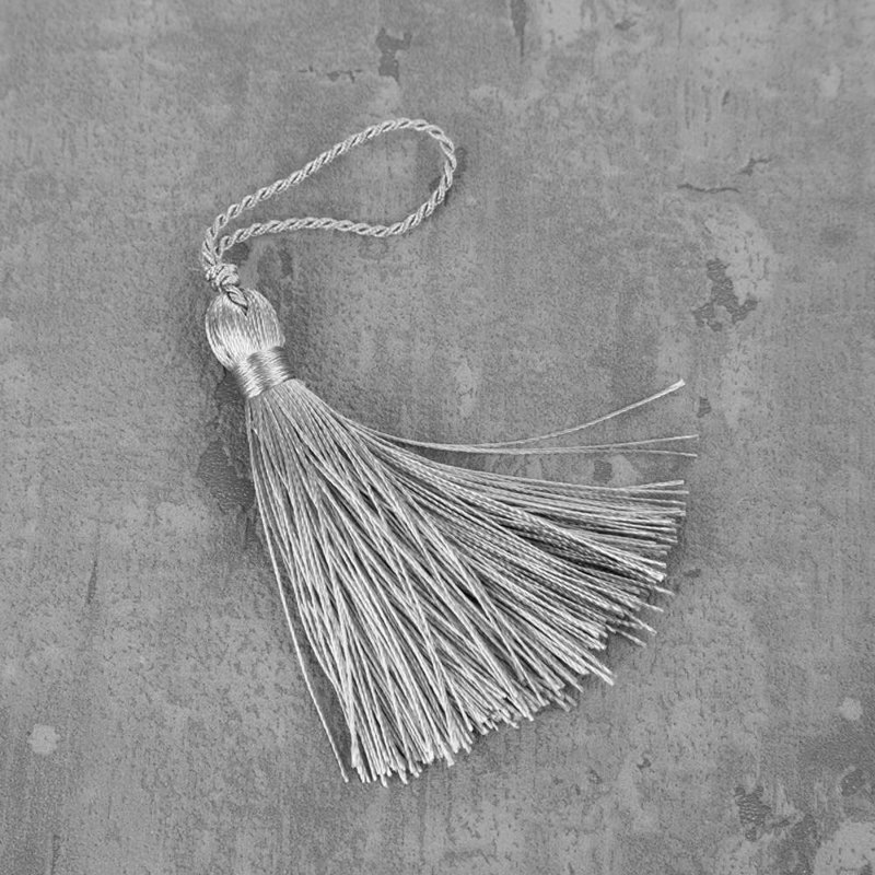 Sola Fabric 10cm Curtain Tieback, Grey