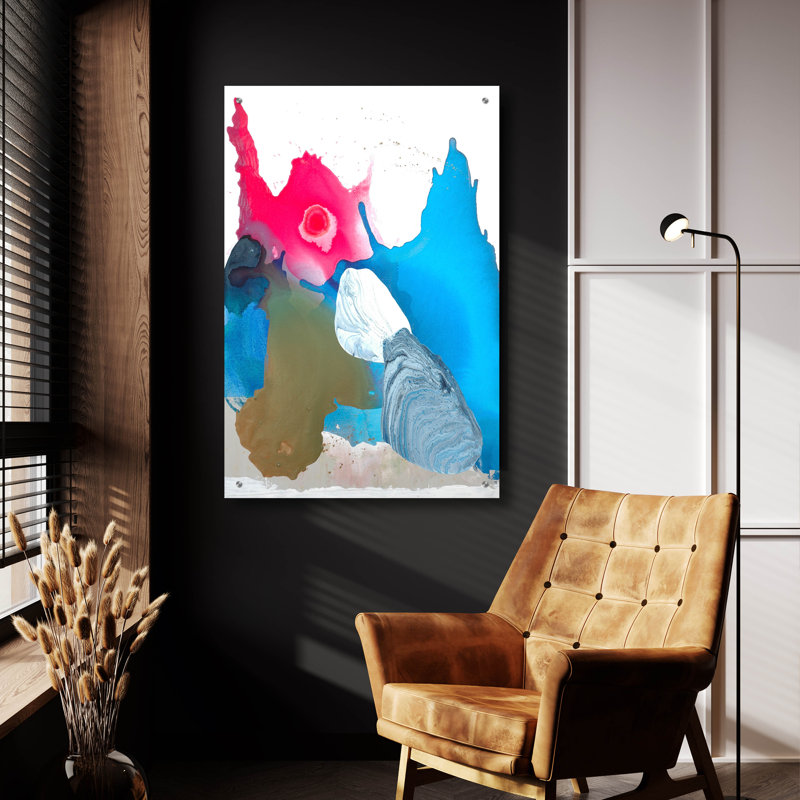 «Una's Beach» par Valerie Russell, art mural en verre acrylique, H 36 po x l 24 po x P 0,2 po