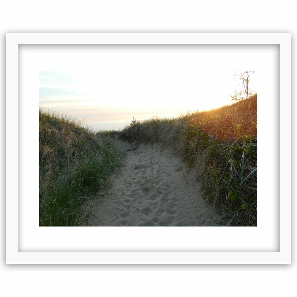 Gerahmter Fotodruck Der Weg zum Strand