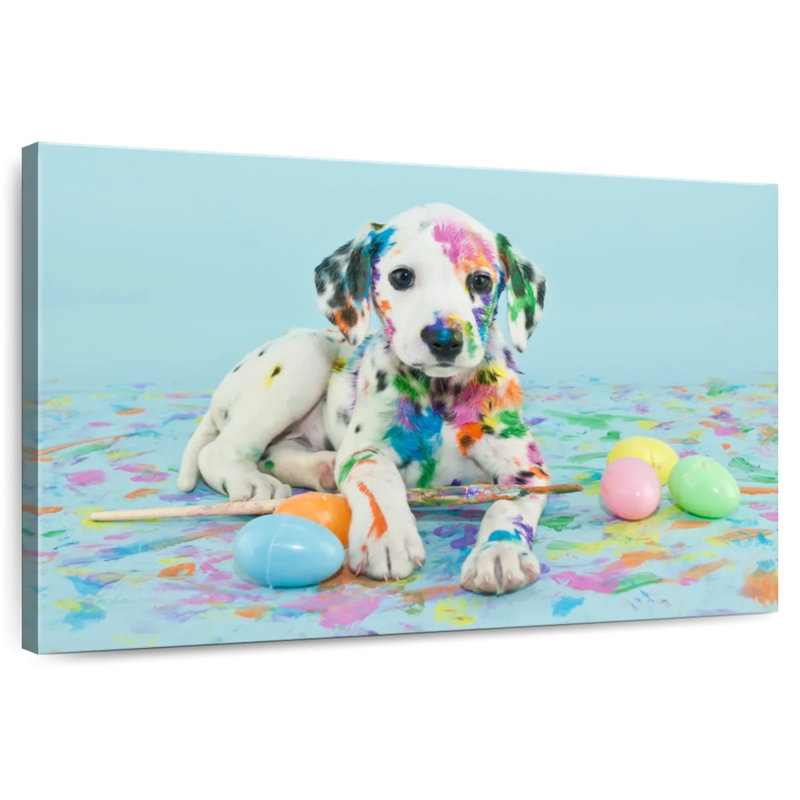 Brampt Easter Dalmatian Puppy, 32" H x 48" W