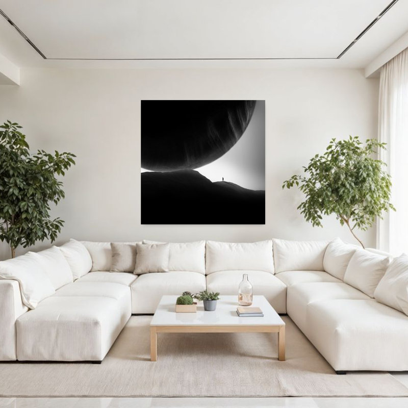 Art contemporain contemporain abstrait, H 48 po x l 48 po