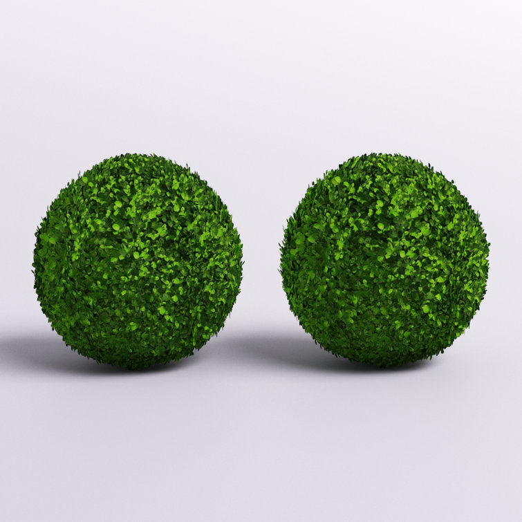 15.7'' Faux Boxwood Topiary