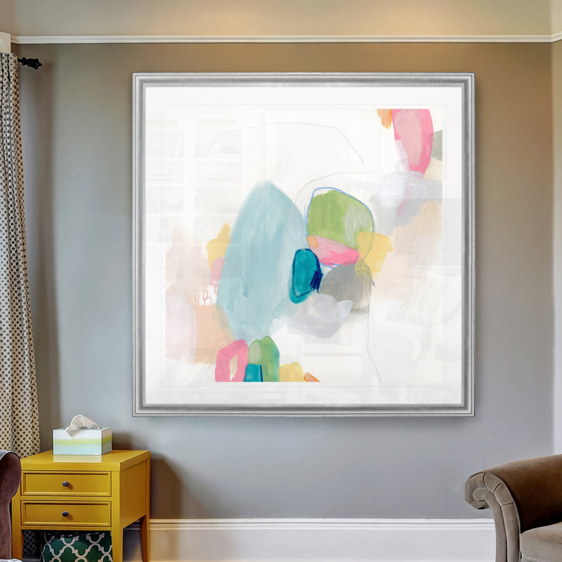 «Candy Jack II», reproduction d'art sur toile, Impression encadrée avec passe-partout, H 22,5 po x l 22,5 po, Argent argent