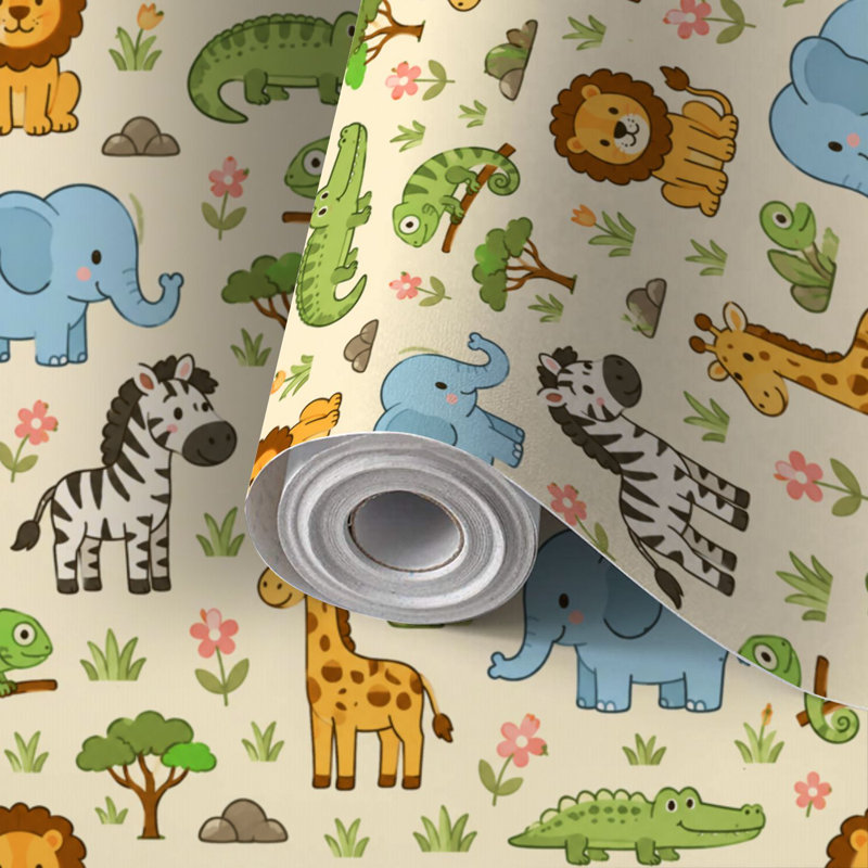 Papier peint adhésif tropical Tropical