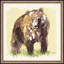 Oversized Grizzly Print