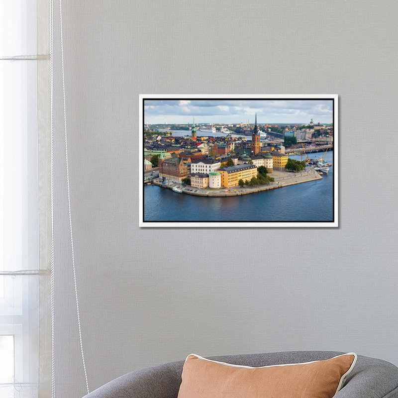 Stockholm Sweden by Paul Rommer - Gallery-Wrapped Canvas Giclée on Canvas, 66.04 cm H x 45.72 cm W, White Floater Frame
