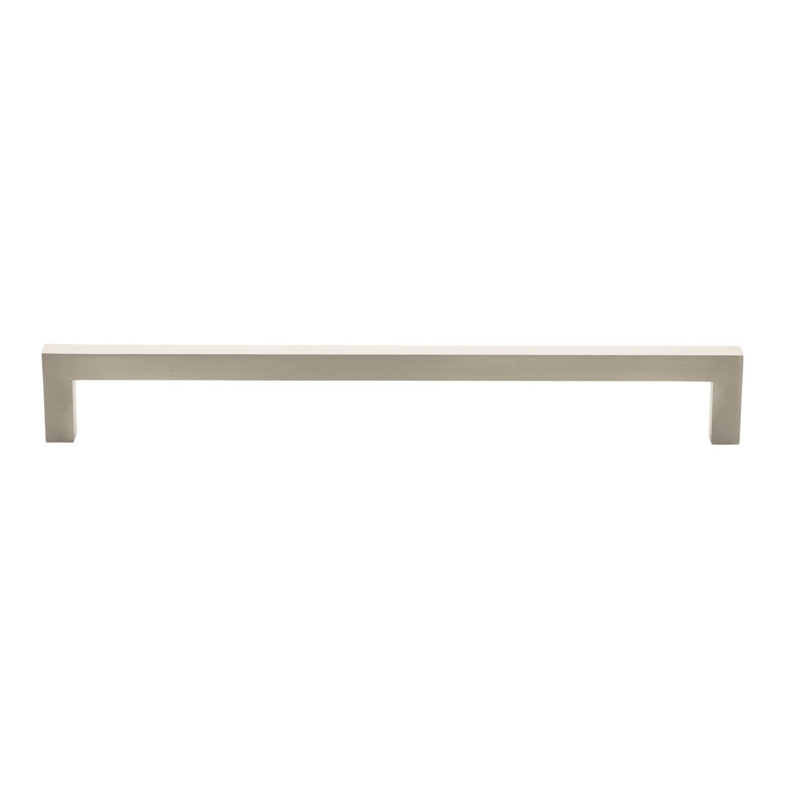 Kingston Collection Solid Square Bar Pull, Satin Nickel, 12 5/8"