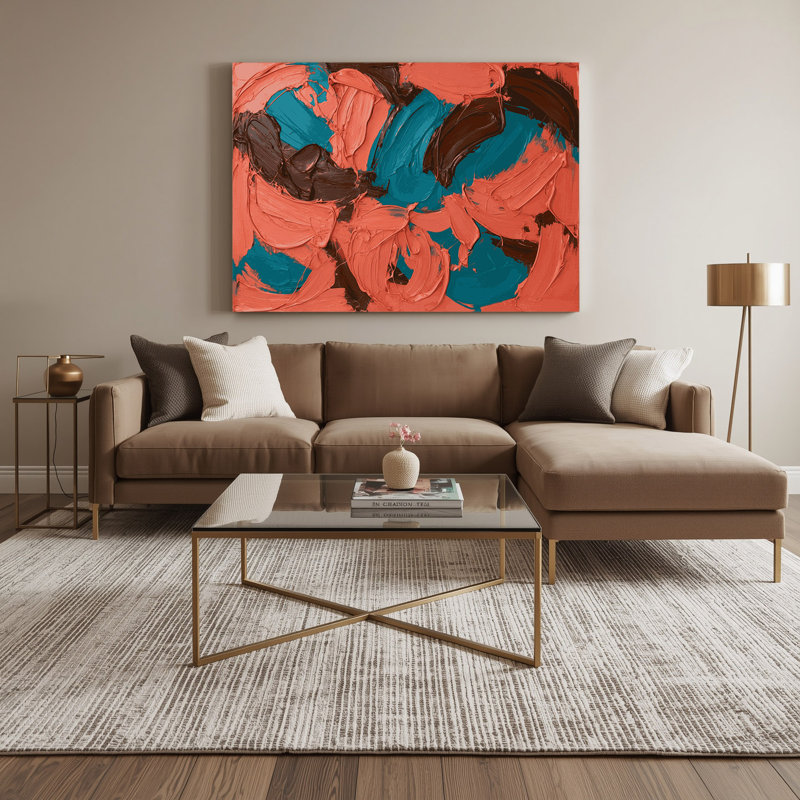 Art mural sur toile Neo Expressionism 20, H 12 po x l 18 po