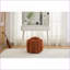 Repose-pieds pour salon, chambre à coucher | Chenille douce | Orange
