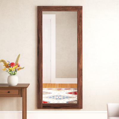 Broussard Wood Flat Mirror