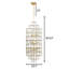 Luminaire suspendu cubique 14 lumières