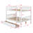Space-Saving Bunk Bed Featuring Storage Drawers, Easy Conversion To Separate Beds, And Protective Rails-1011816764