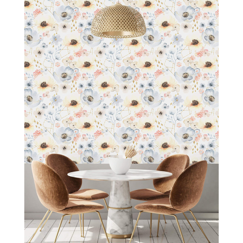 Rouleau de papier peint adhésif Quenemo, L 10,42 pi x l 25 po