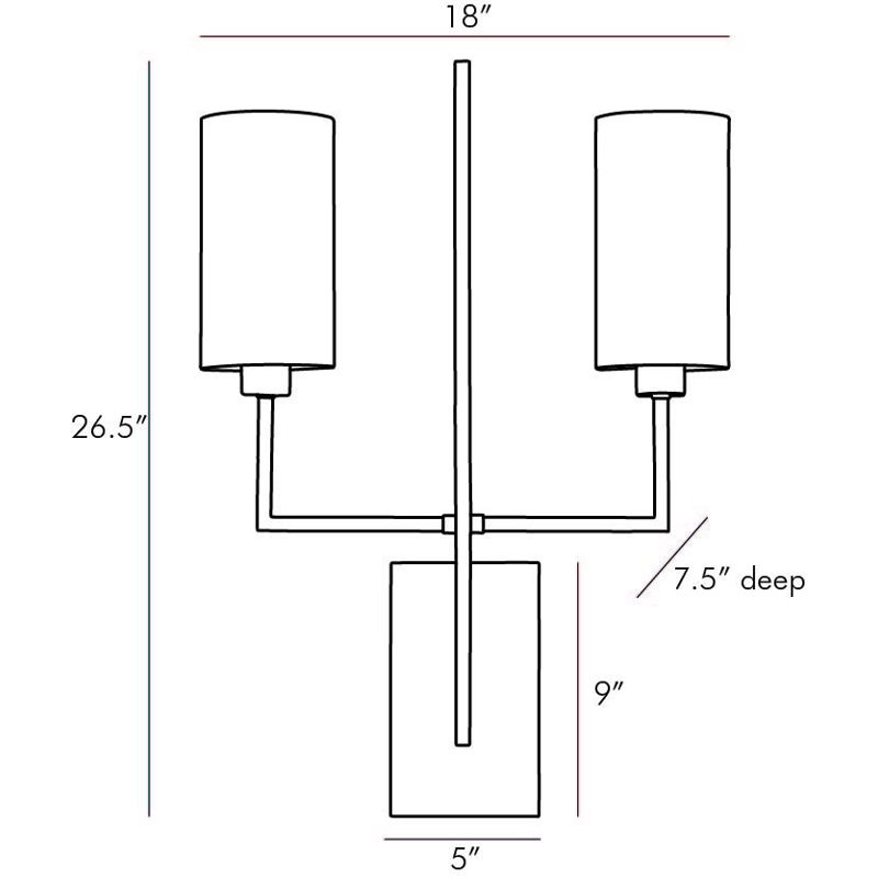 Blade 2 - Light Wallchiere, Aged Bronze