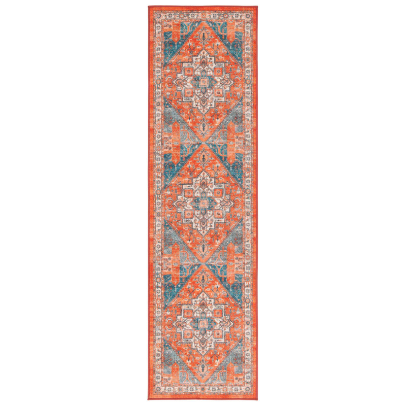 Karesa Performance Machine Washable Southwestern Rug, Runner 2'2" x 8'