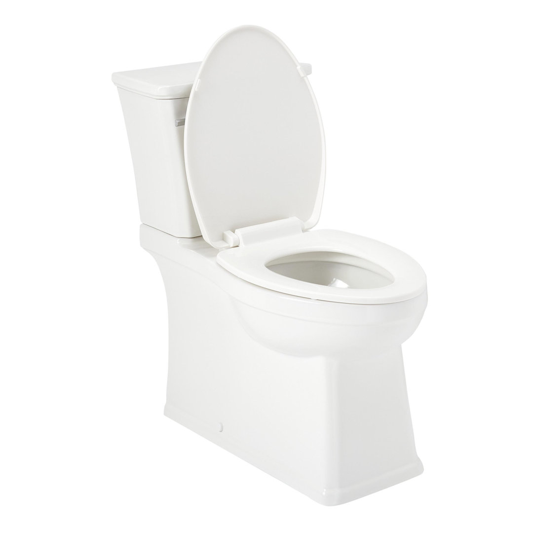 Benbrook 1.28 GPF Two Piece Skirted Elongated Toilet Signature Hardware