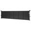 Barrière de bébé rétractable de 34 po de hauteur extensible à 110 po de large pour les enfants ou les animaux de compagnie - noir
