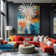 Minka Metropolitan Confluence - 20 Light Pendant in Piastra