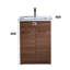 Meuble-lavabo simple autoportant 24 po Modern Mood Grain-975656894-975656895