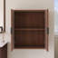 Armoire de salle de bain murale avec porte et tablette-2078114505