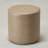 18" Wide Faux Leather Round Upholstered Ottoman-1900555073