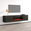 Meuble télé avec foyer 70,9 po Karp-871138106