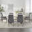 Upholstered Tufted Arm Dining Chairs-648702695