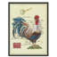 Deagen, «Postage Stamp Rooster», reproduction d'impression sur toile tendue-30362063