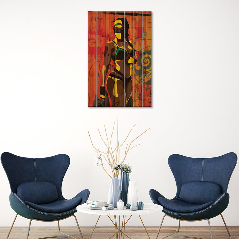 Ninja, 40'' H x 26'' W x 1.5'' D