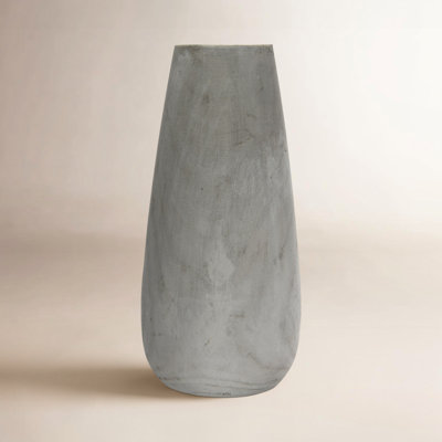 Isabeth Paulownia Wood Vase with Washed Finish