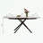 5-piece dining table set with rectangular table and steel legs-1173425797-1173425798